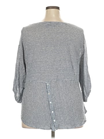 Adrienne Vittadini 3/4 Sleeve T-Shirt (view 2)
