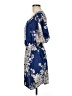 Express 100% Polyester Print Blue Cocktail Dress Size M - photo 5