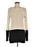 French Connection 100% Cotton Color Block Ivory Pullover Sweater Size M - photo 1