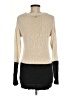 French Connection 100% Cotton Color Block Ivory Pullover Sweater Size M - photo 2