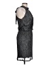Halston Chevron-herringbone Gray Casual Dress Size 10 - photo 4