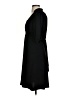 Wrapper Solid Black Casual Dress Size S - photo 5