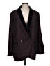 Free People Plaid Burgundy Blazer Size L - photo 1