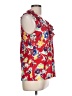 Chaps Red Sleeveless Blouse Size L - photo 4