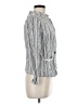 Maurices Stripes Gray Silver Blazer Size M - photo 4