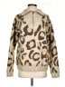 Aqua Animal Print Brown Pullover Sweater Size S - photo 1