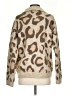 Aqua Animal Print Brown Pullover Sweater Size S - photo 2