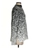 Carolyn Taylor Animal Print Silver Pullover Sweater Size S - photo 4