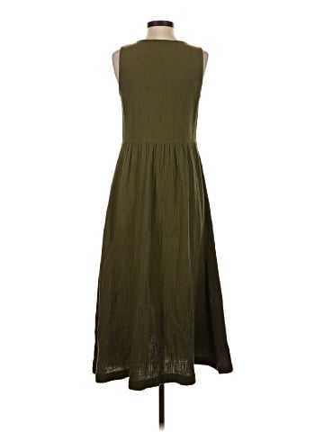 Madewell Lightspun Button-Front Tank Midi Dress (view 2)