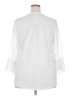 Charter Club 100% Polyester Polka Dots White 3/4 Sleeve Blouse Size XXL - photo 2