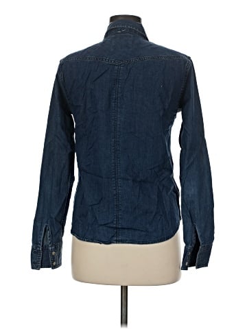 American Eagle Outfitters Long Sleeve Button-Down Shirt (view 2)
