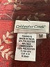 Coldwater Creek Paisley Burgundy 3/4 Sleeve Blouse Size M - photo 7