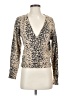 Francesca's Animal Print Tan Cardigan Size XS - photo 1