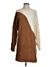 Blu Pepper Color Block Brown Pullover Sweater Size S - photo 1