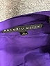 Antonio Melani 100% Polyester Solid Purple Long Sleeve Blouse Size M - photo 7