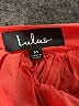 Lulus 100% Rayon Orange Formal Skirt Size M - photo 4