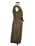 Grace Animal Print Brown Cocktail Dress Size 8 - photo 4