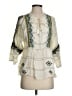 Vineet Bahl 100% Modal Ivory 3/4 Sleeve Blouse Size XS - photo 1
