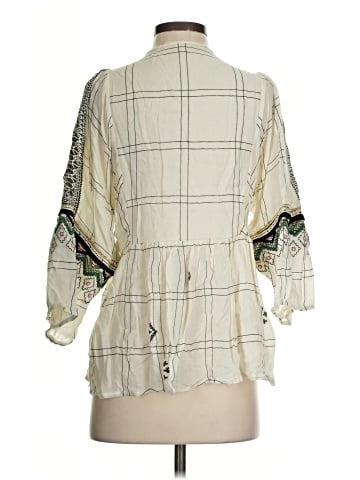 Vineet Bahl 3/4 Sleeve Blouse (view 2)