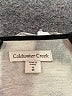 Coldwater Creek 100% Polyester White Silver Sleeveless Blouse Size 1X - photo 7