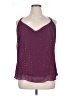 City Chic 100% Polyester Purple Sleeveless Blouse Size 14 Plus (XS) - photo 1