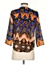 Collective Concepts 100% Polyester Brown 3/4 Sleeve Blouse Size S - photo 2