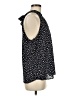 Pleione 100% Polyester Print Blue Black Sleeveless Blouse Size M - photo 4