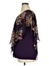 Late August 100% Polyester Purple Short Sleeve Blouse Size 1X - photo 5