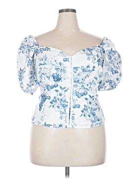 Reformation Short Sleeve Blouse