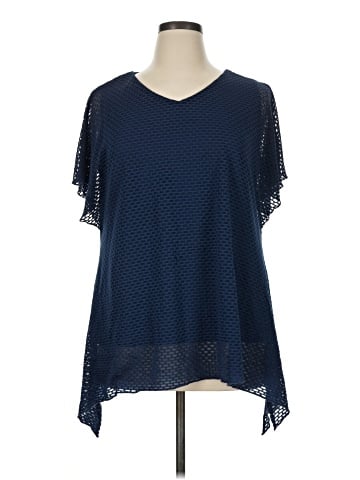 Easywear by Chico's Short Sleeve Blouse (view 1)