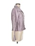 JS Collections Metallic Purple Long Sleeve Blouse Size 6 - photo 4