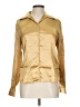 Covington Metallic Gold Long Sleeve Blouse Size 10 - photo 1