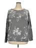 Chaser Floral Gray 3/4 Sleeve T-Shirt Size XXL - photo 1