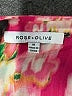 Rose + Olive Pink 3/4 Sleeve Blouse Size M - photo 7