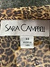 Sara Campbell 100% Polyester Animal Print Brown Long Sleeve Blouse Size XS - photo 7