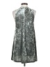 Love Vintage Metallic Silver Cocktail Dress Size S - photo 2