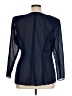 R&M Richards 100% Polyester Solid Blue Jacket Size 14 (petite) - photo 2