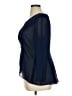 R&M Richards 100% Polyester Solid Blue Jacket Size 14 (petite) - photo 5