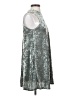 Love Vintage Metallic Silver Cocktail Dress Size S - photo 4