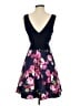 Xscape 100% Polyester Floral Blue Cocktail Dress Size 4 - photo 2