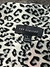 The Limited 100% Polyester Animal Print Silver Long Sleeve Blouse Size L - photo 7