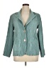 Flair 100% Polyester Tweed Teal Blazer Size XL - photo 1