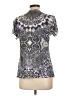 Style&Co 100% Polyester Paisley Silver Short Sleeve T-Shirt Size L - photo 2