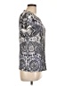 Style&Co 100% Polyester Paisley Silver Short Sleeve T-Shirt Size L - photo 4