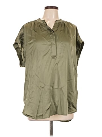 Vince. Short Sleeve Henley (view 1)