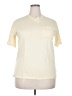 Old Navy 100% Cotton Ivory Short Sleeve Turtleneck Size 2X - photo 1