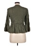 INC International Concepts 100% Linen Green Jacket Size XS - photo 2
