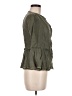 INC International Concepts 100% Linen Green Jacket Size XS - photo 4