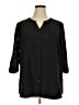 D&Co. Black 3/4 Sleeve Blouse Size XL - photo 1