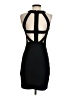 Bebe Solid Black Cocktail Dress Size XS (petite) - photo 2